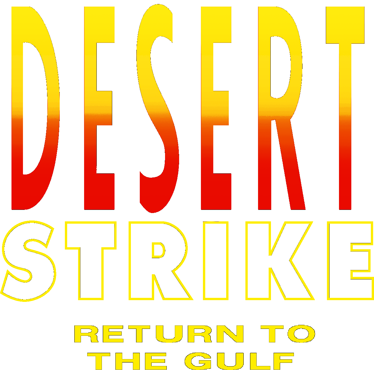 Desert Strike Return to the Gulf logo for Super Nintendo